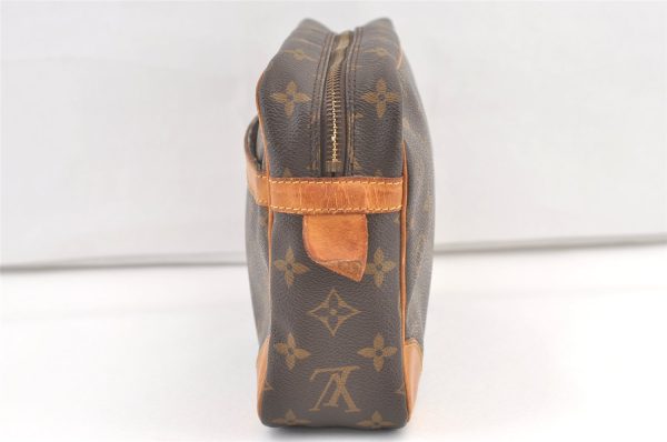 Authentic Louis Vuitton Monogram Compiegne 28 Clutch Hand Bag M51845 LV 0715K Hot on Sale