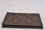 Auth Louis Vuitton Monogram Porte 2 Cartes Vertical Pass Case Old Model LV 8335J For Sale