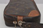 Authentic Louis Vuitton Monogram Marly Dragonne PM M51827 Clutch Bag Junk 8161J Online Sale