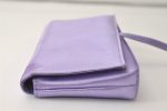 Authentic BVLGARI Vintage Clutch Hand Bag Pouch Purse Polyester Purple 0209K Online Sale