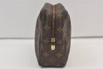 Auth Louis Vuitton Monogram Trousse Toilette 28 Clutch Hand Bag M47522 LV 9435J For Cheap