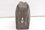 Auth Louis Vuitton Monogram Trousse Toilette 28 Clutch Hand Bag M47522 LV 0407K Supply