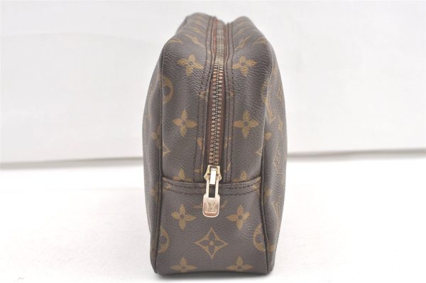 Auth Louis Vuitton Monogram Trousse Toilette 28 Clutch Hand Bag M47522 LV 0407K Supply