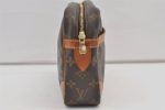 Authentic Louis Vuitton Monogram Compiegne 28 Clutch Hand Bag M51845 LV 1131K Cheap