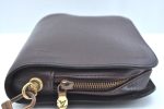 Authentic Louis Vuitton Taiga Baikal Clutch Bag Purple M30186 LV K9710 Fashion