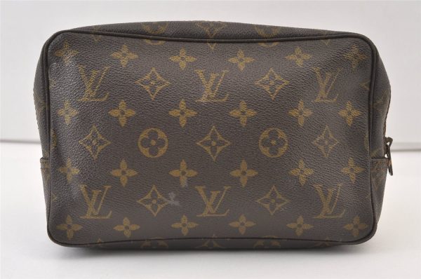 Auth Louis Vuitton Monogram Trousse Toilette 23 Clutch Bag Old Model Junk 9560J Online Hot Sale