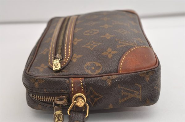 Authentic Louis Vuitton Monogram Marly Dragonne GM M51825 Clutch Hand Bag 5785J For Discount