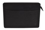 Authentic Louis Vuitton Epi Pochette Homme Clutch Hand Bag Black M52522 LV 5786J Online now