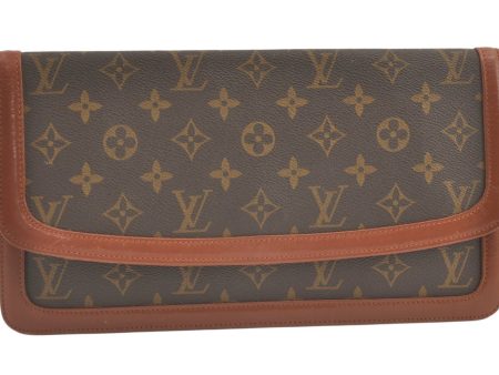 Auth Louis Vuitton Monogram Pochette Dame GM Clutch Hand Bag Old Model LV 9289J For Discount