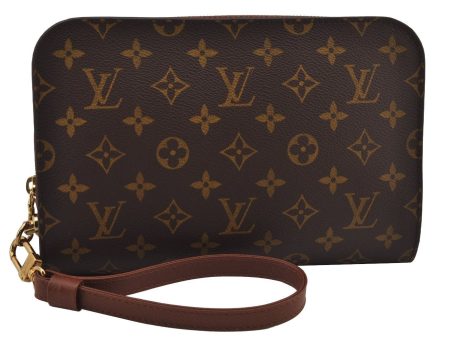 Authentic Louis Vuitton Monogram Orsay Clutch Hand Bag Purse M51790 LV 8786J Cheap