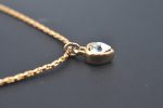 Authentic Christian Dior Gold Tone Chain Pendant Rhinestone Necklace CD L0081 Cheap