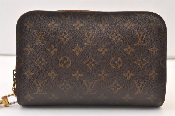 Authentic Louis Vuitton Monogram Orsay Clutch Hand Bag Purse M51790 LV 9469J Discount