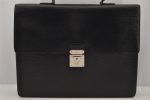 Authentic Louis Vuitton Epi Laguito Business Briefcase Black M54552 LV 8847J Online Sale