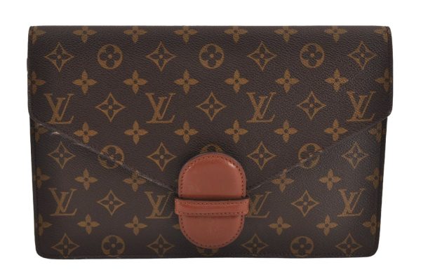 Authentic Louis Vuitton Monogram Ranelagh Clutch Hand Bag M51782 LV 9130J Online now