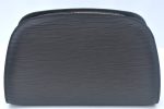 Authentic Louis Vuitton Epi Dauphine MM Pouch Clutch Bag Black M48452 LV K9870 on Sale