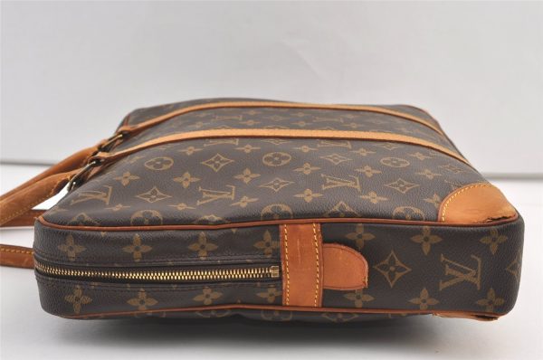 Authentic Louis Vuitton Monogram Porte Documents Voyage M40226 Briefcase 8748J Hot on Sale