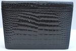 Authentic YVES SAINT LAURENT Clutch Hand Bag Purse Leather Black K9835 Hot on Sale