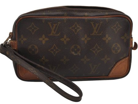 Authentic Louis Vuitton Monogram Marly Dragonne PM M51827 Clutch Bag Junk 8161J Online Sale