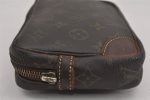 Auth Louis Vuitton Monogram Marly Dragonne PM Clutch Bag Old Model Junk 9489J on Sale