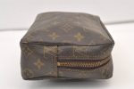 Auth Louis Vuitton Monogram Trousse Toilette 23 Clutch Bag Old Model Junk 9560J Online Hot Sale