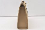 Authentic YVES SAINT LAURENT Clutch Hand Bag Purse PVC Leather Beige 0208K Hot on Sale