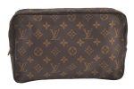 Auth Louis Vuitton Monogram Trousse Toilette 28 Clutch Hand Bag M47522 LV 9435J For Cheap