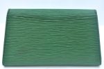 Authentic Louis Vuitton Epi Arts Deco PM Clutch Hand Bag Green M52634 LV K9951 Supply