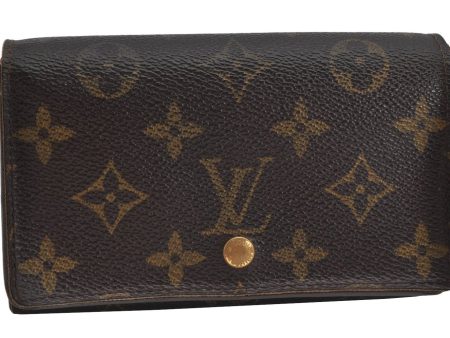 Auth Louis Vuitton Monogram Porte Monnaie Billets Tresor Wallet M61730 LV 0846K Cheap