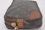 Authentic Louis Vuitton Monogram Marly Dragonne PM M51827 Clutch Hand Bag 1285K on Sale