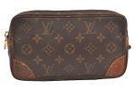 Authentic Louis Vuitton Monogram Marly Dragonne PM M51827 Clutch Hand Bag 9660J Supply