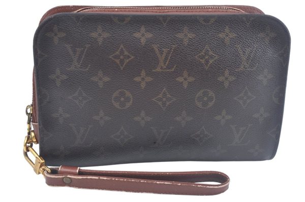 Authentic Louis Vuitton Monogram Orsay Clutch Hand Bag Purse M51790 LV L0012 Online Hot Sale