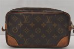 Authentic Louis Vuitton Monogram Marly Dragonne PM M51827 Clutch Bag Junk 8161J Online Sale