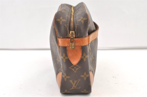 Authentic Louis Vuitton Monogram Compiegne 28 Clutch Hand Bag M51845 LV 1130K Hot on Sale