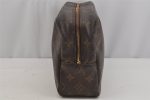 Auth Louis Vuitton Monogram Trousse Toilette 28 Clutch Hand Bag M47522 LV 5738J on Sale