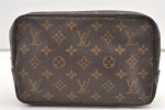 Auth Louis Vuitton Monogram Trousse Toilette 23 Clutch Hand Bag Old Model 0406K Online