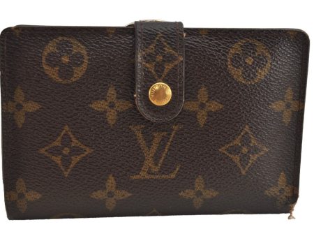 Auth Louis Vuitton Monogram Porte Monnaie Billets Viennois M61663 Wallet 8561J For Cheap