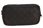 Auth Louis Vuitton Monogram Marly Dragonne PM Clutch Bag Old Model Junk 9489J on Sale