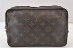 Auth Louis Vuitton Monogram Trousse Toilette 23 Clutch Bag M47524 LV Junk 1511K For Cheap