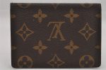 Authentic Louis Vuitton Monogram Porte 2 Cartes Vertical M60533 Pass Case 0418K Discount