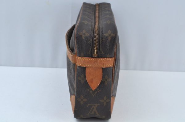 Authentic Louis Vuitton Monogram Compiegne 28 Clutch Hand Bag M51845 Junk K9723 Hot on Sale