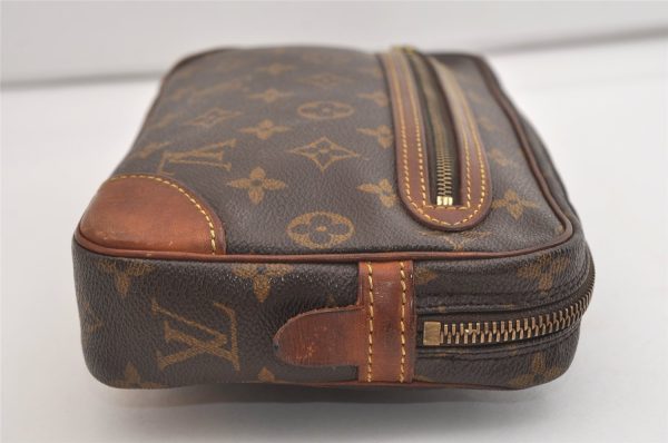 Authentic Louis Vuitton Monogram Marly Dragonne GM M51825 Clutch Hand Bag 5785J For Discount