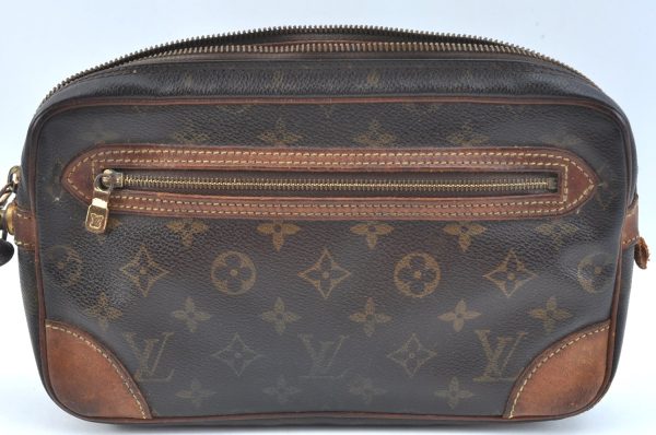 Authentic Louis Vuitton Monogram Marly Dragonne GM M51825 Clutch Hand Bag K9720 Supply