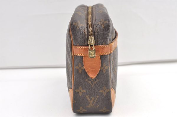 Authentic Louis Vuitton Monogram Compiegne 28 Clutch Hand Bag M51845 LV 0259K For Discount