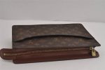 Authentic Louis Vuitton Monogram Pochette Homme Clutch Hand Bag M51795 LV 6370J Online Sale