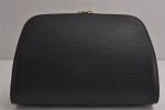 Authentic Louis Vuitton Epi Dauphine GM Pouch Clutch Bag Black M48432 Junk 7657J For Cheap