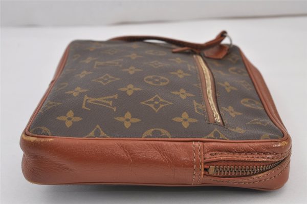 Authentic Louis Vuitton Monogram Pochette Sport Clutch Bag Old Model Junk 8257J Online Sale