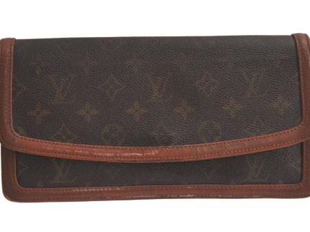 Auth Louis Vuitton Monogram Pochette Dame PM Clutch Bag Old Model LV Junk 0624K For Discount