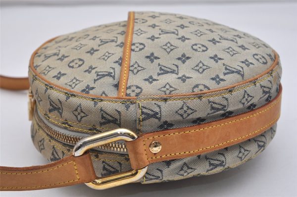 Auth Louis Vuitton Monogram Mini Jeanne GM Shoulder Cross Bag M92000 Blue 0712K Cheap