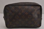 Auth Louis Vuitton Monogram Trousse Toilette 23 Clutch Bag M47524 LV Junk 9884J Sale