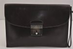 Authentic HERMES Kilius Clutch Hand Bag Purse Leather Brown 5198J Fashion